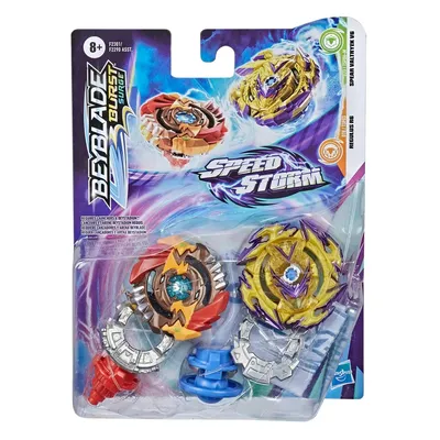 Купить игровой набор волчков Hasbro BeyBlade Шторм 2 шт Спиар Валтрейк и  Регулус F2301/F2290, цены на Мегамаркет