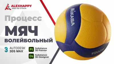 Купить Мяч волейбольный Sport Elite Мяч волейбольный, 5 размер, синий-желтый