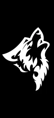 черно-белый логотип волка, стикер с изображением серого волка Белый  американский черный медведь, волк, белый, лицо, кошка png | PNGWing