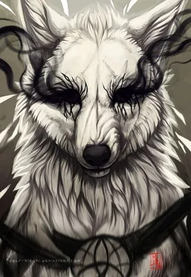 рисунок ручная роспись тотем волка черно белые элементы PNG , рисунок волка,  черно белый рисунок, рука рисунок PNG картинки и пнг PSD рисунок для  бесплатной загрузки