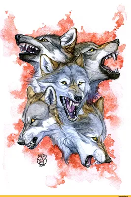 Лиса и волк целуются» — создано в Шедевруме
