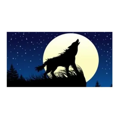 Тату волка воющего на полную луну» — создано в Шедевруме