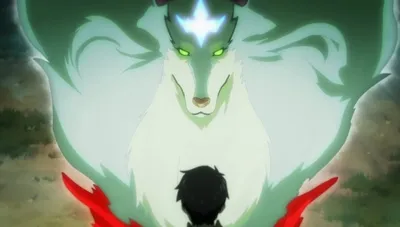 3 главных героя аниме, которым помогает гигантский разумный волк,  являющийся уникальным в своем мире | Baka-Blog | Дзен