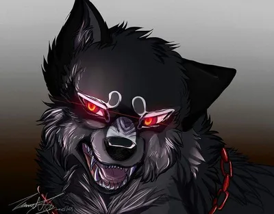 Молодой аниме парень-волк, волчьи …» — создано в Шедевруме