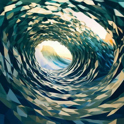 Морская волна» картина Вестниковой Екатерины маслом на холсте — купить на  ArtNow.ru