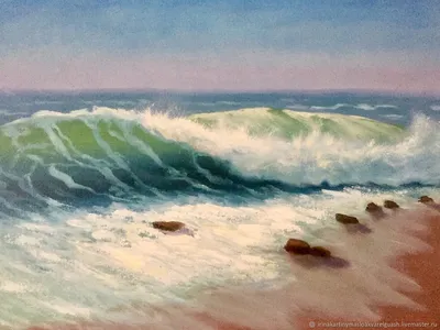 Волны в океане. Бирюзовые морские волны. Красивые морские волны с пеной  синего и бирюзового цвета. Морская пена. стоковое фото ©Tverdohlib.com  567328264