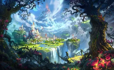 Картинки по запросу волшебная страна | Fantasy artwork, Fantasy landscape,  Fantasy world