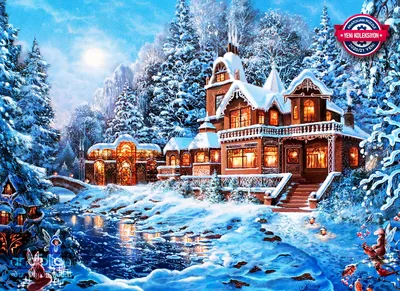 Картина по номерам \"Волшебная зима\"