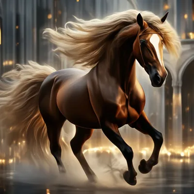 Lika Jishkariani - Волшебная лошадь, 50×60×1 см: Описание произведения |  Артхив