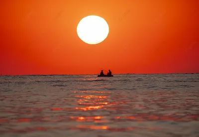 Печать картин Красивый восход солнца над морем красивое небо №s35166 на  холсте.