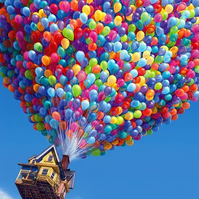 Воздушный шарик 30 см Оранжевый 10 штук - Волшебный город