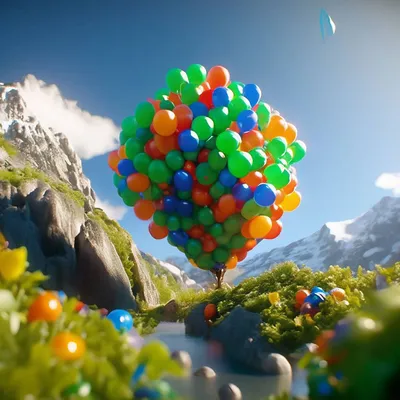 Шар с воздухом на палочке 30см - Интернет-магазин воздушных шаров - Шариков  - воздушные шары