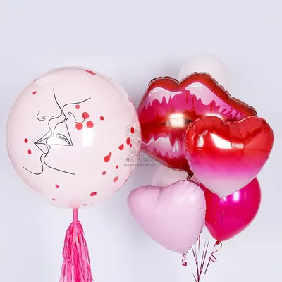 Гелевые шары 15 лет Воздушный поцелуй купить в Москве за 6 090 руб.