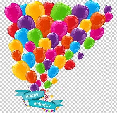 Воздушные шарики с днем рождения, Black Blue купить в Москве по доступной  цене - SharLux