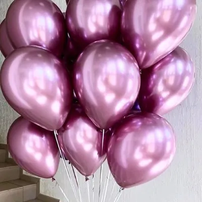 Воздушные шары Шар С Днем Рождения Хром