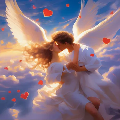 Человек воздушный поцелуй сердца Векторное изображение ©rogistok 252808310
