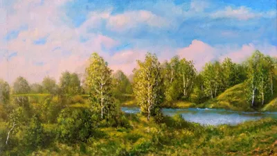 Владимир Абаимов | Времена года. Лето (3) / The Seasons. Summer (3) (2023)  | Available for Sale | Купить картину на ArtsLand