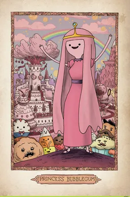 Игрушка принцесса Бубльгум: купить мягкую игрушку Princess Bubblegum из  мультика Adventure Time в магазине Toyszone.ru