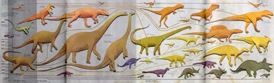 Все динозавры были покрыты серо-зелёной чешуёй? | Сундук фактов | Дзен