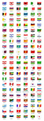 Все флаги мира в алфавитном порядке Круглый плоский стиль Иллюстрация  вектора - иллюстрации насчитывающей америка, ново: 117343909