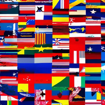 Флаги Мира Алфавитном Порядке Векторное изображение ©-panya- 196960280