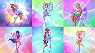 Аниме портреты всех Винкс, включая Рокси от Mimi | Bloom winx club, Anime  style, Anime