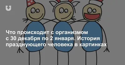 Что происходит с организмом с 30 декабря по 2 января. История празднующего  человека в картинках » Новости Беларуси - последние новости на сегодня - UDF