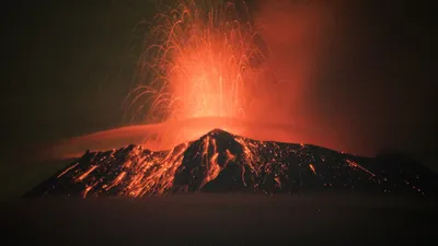 В Японии впервые за 5 лет произошло извержение вулкана Сакурадзима