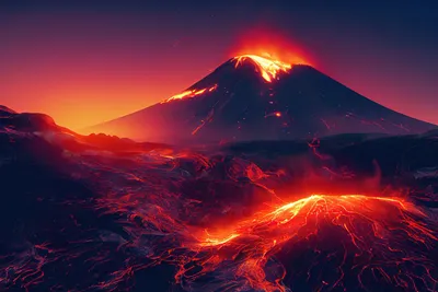 Вулкан Шивелуч и Ключевская сопка проснулись на Камчатке. Ожидается мощное  извержение
