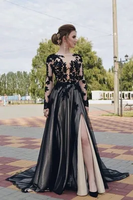 Платье на выпускной артикул 218537 цвет черный👗 напрокат 3 000 ₽ ⭐ купить  14 000 ₽ в Екатеринбурге
