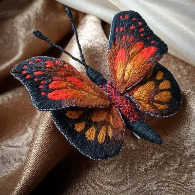 Набор для творчества Origami Вышивка гладью Бабочка в цветах D15 07702  купить по цене 3290 ₸ в интернет-магазине Детский мир