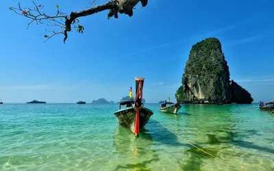 Railay Beach Thailand 2560 x 1600 widescreen Wallpaper