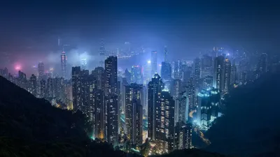 обои : 1600x900 px, огни города, Гонконг 1600x900 - CoolWallpapers -  1270323 - красивые картинки - WallHere