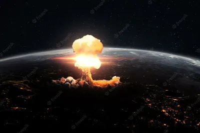 Ядерный Взрыв На Открытом Воздухе Символ Окружающей Среды — стоковые  фотографии и другие картинки Ад - iStock