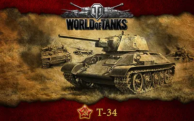 Picture World of Tanks T-34 Tanks vdeo game