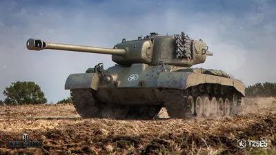 Фото World of Tanks Танки американская Т26Е5 3D Графика Игры