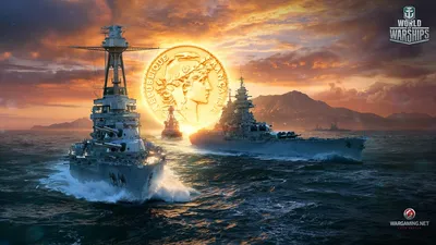 Download wallpaper Wargaming Net, WoWS, World of Warships, The World Of  Ships, section games in resolution 1920x1080