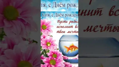 Іменні листівки з Днем Народження Катерина: анімаційні картинки, вітальні  відкритки та музичні відео-привітання Катерині на День народження  українською - Etnosoft