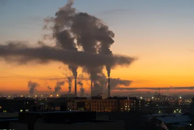 Картина показывающая загрязнение …» — создано в Шедевруме