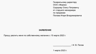 Заявление на увольнение: как написать, инструкция | РБК Life