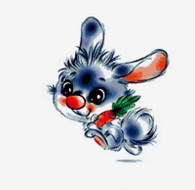 Кролик с морковкой арт - 63 фото