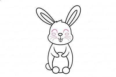 Рисунки кролика для срисовки (52 фото)