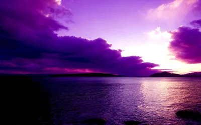 Фиолетовый закат - фото и картинки: 62 штук