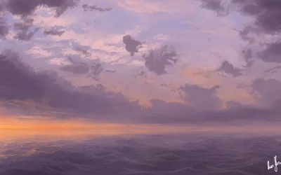 Модульная картина Фиолетовый закат над морем на стену – Купить в интернет  магазине недорого | Фото и Цены в каталоге allstick.ru