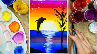 Картина по номерам Яркий закат в море (Brushme GX37739) купить недорого.