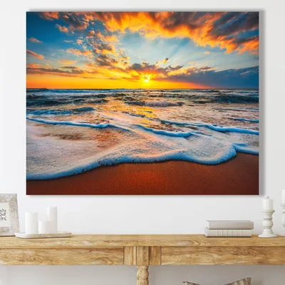 Фотообои Красивый закат на море артикул Se-012 купить в Оренбург|;|9 |  интернет-магазин ArtFresco