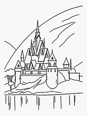 Схема вышивки «замок карандашом» (№2021809) - Вышивка крестом