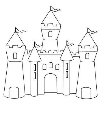 Рисунки замков для срисовки (32 лучших фото)