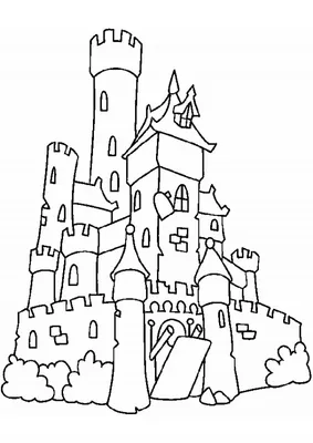 Как нарисовать замок (93 фото): поэтапные мастер-классы для детей и  начинающих, как нарисовать красками и карандашом сказочный замок