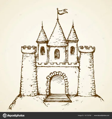 Идеи для срисовки замок и рыцарь легкие (90 фото) » идеи рисунков для  срисовки и картинки в стиле арт - АРТ.КАРТИНКОФ.КЛАБ